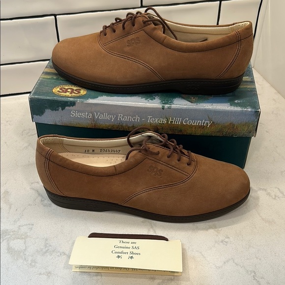 SAS Brown Flats Versatile Suede Loafers - Picture 1 of 14